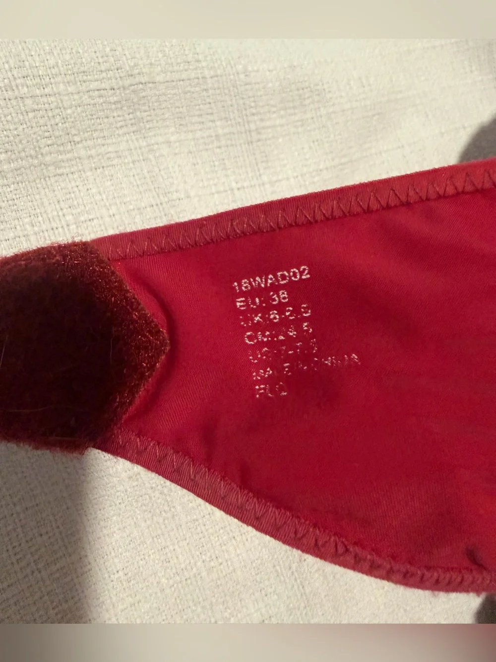Vibram Furoshiki Wrap Shoes US 8 red Outdoor Breathable Washable summer